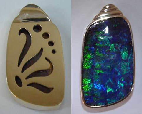 Bolder Opal pendant