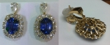 !2.6 ct total weight Sapphires 4 Cts in diamonds.  All done with 3dengrave and the 3DWaxMill
