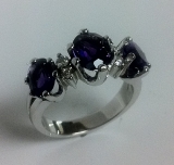 Customers ring was worn out and Amethyst broken
Designed new one with 3dengrave and milled with the 3D Wax Mill Rotary.