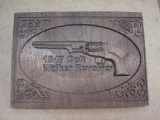 Scanned a miniature gun to make a custom box.  Carved into solid Walnut.