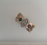 Used customers major diamond, added the Emerald and Garnet, Milled complete in Modela Player 4. Happy, customers,