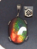 The customer asked me to make a pendant for his wife. He loved the extra little detail in the back.